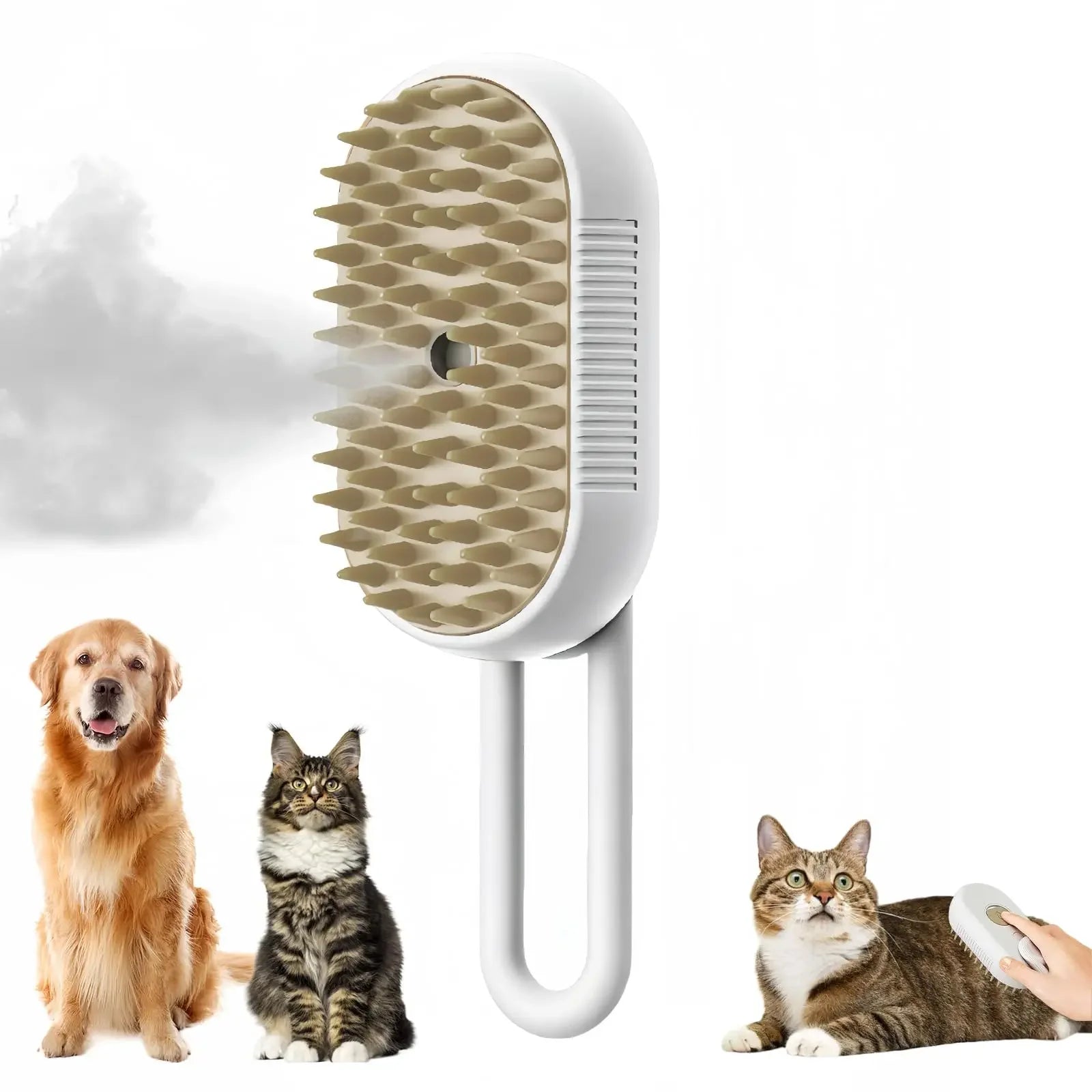 Brosse de massage pour chien et chat