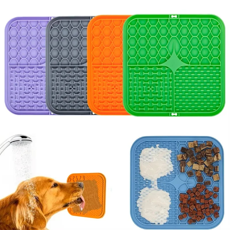 Tapis à lécher anti-stress pour chien